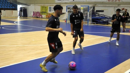 Rumbo Orzaez durante un entrenamiento de pretemporada