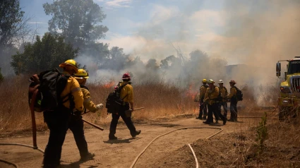 Incendio, imagen de archivo