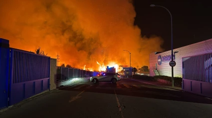Imagen de uno de los últimos incendios