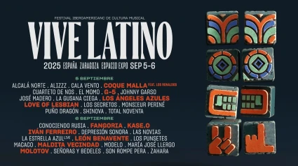 Cartel del Vive Latino 2025.