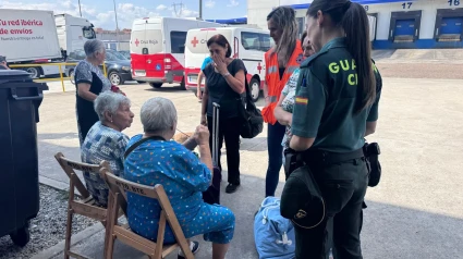 Vecinos realojados tras los incendios