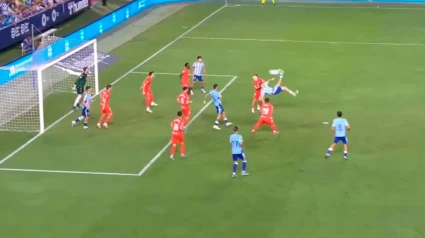 Gol de chilena de Rafa Rodríguez en el Málaga-Real Sociedad B