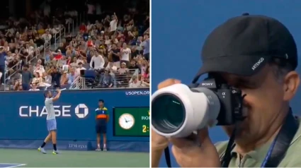 Un caos generado por un fotógrafo provoca el enémismo show de Medvedev