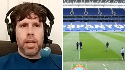 Dani Senabre y el estadio del Espanyol