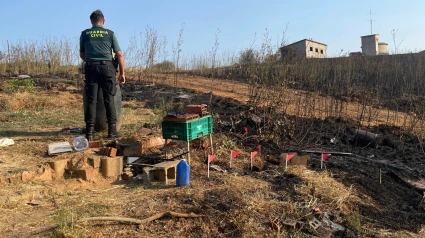 Detenido un hombre de 75 años como presunto autor del incendio forestal de Molinaseca (León)