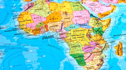 África aparece mucho más pequeña que territorios como Groenlandia o Alaska.