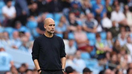 Pep Guardiola, entrenador del Manchester City
