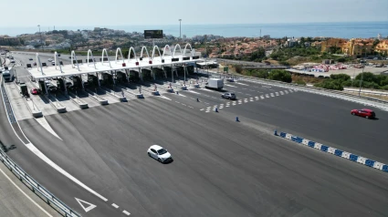 El peaje de la autopista de la Costa del Sol