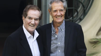 Manuel de la Calva y Ramón Arcusa (d), componentes de el Dúo Dinámico