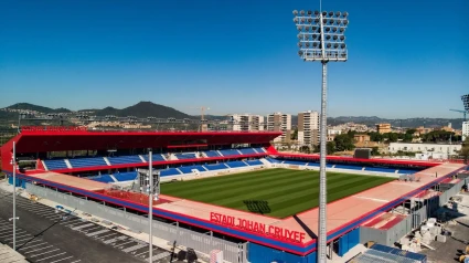 Imagen del Estadi Johan Cruyff en el que podría disputarse el Barcelona-Valencia.