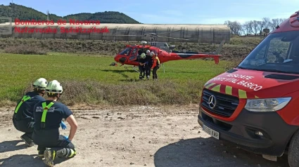 48 intervenciones del Grupo de Rescates de Bomberos de Navarra este verano.