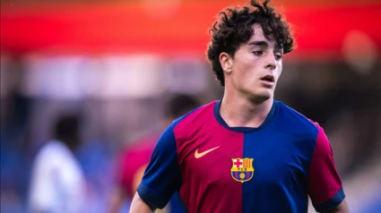Jan Virgili con el Barcelona