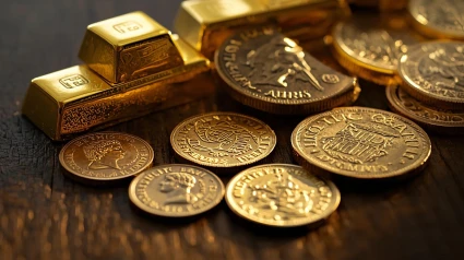 Lingotes y monedas