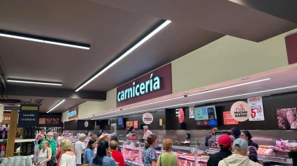 Carnicería del supermercado