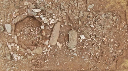 (Foto de ARCHIVO)Vista cenital del yacimiento del Dolmen de Bernardos (Segovia).MUSEO DE SEGOVIA15/7/2024