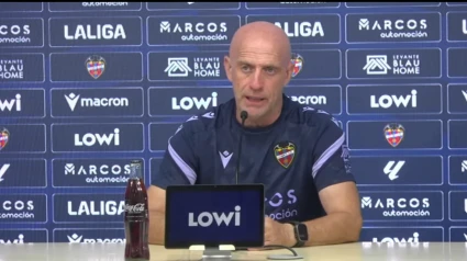 Calero, en la rueda de prensa previa al duelo en Elche