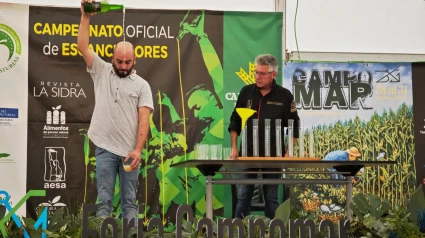 Campeonato de escanciadores en Campomar