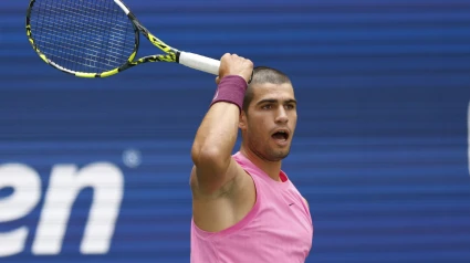Carlos Alcaraz, en el US Open