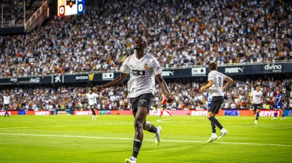 Celebración del primer gol