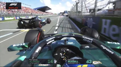 Russel y Alonso estuvieron a punto de estamparse en los Libres 3.