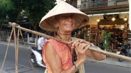 Fotografía facilitada por el entorno de la familia de la ferrolana de 72 años desaparecida hace unos dos meses en Indonesia, María Matilde Muñoz Cazorla