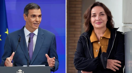 Pedro Sánchez y Pepa Bueno