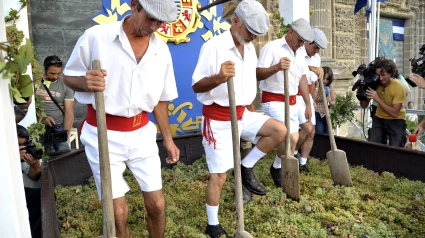 Ceremonia de la Pisa de la Uva en las Fiestas de la Vendimia de Jerez
