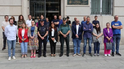 Concentración contra la violencia machista en Lugo