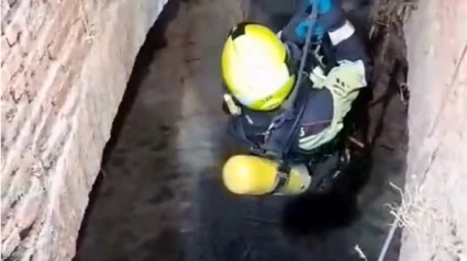 Rescate por parte del Consorcio Provincial de Bomberos