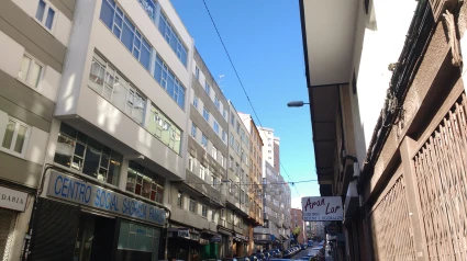 Calle Sagrada Familia en A Coruña 