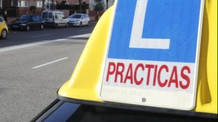 Coche en prácticas