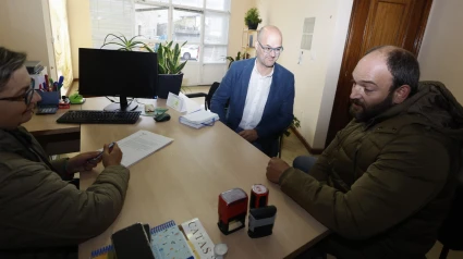 El director de la Axencia Galega de Calidade Alimentaria mantuvo una reunión con responsables del consejo regulador Queixo do Cebreiro