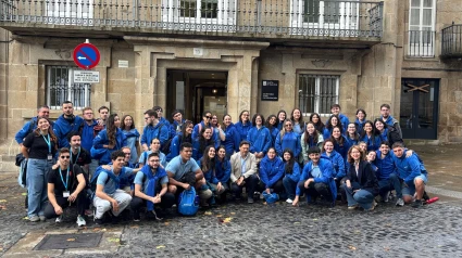Foto de grupo de los chicos de Conecta co Voluntariado