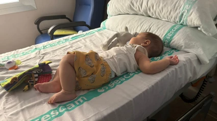 El bebé ingresado en el Hospital