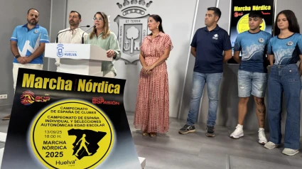 Presentación del Campeonato de España de Marcha Nórdica en el Parque Moret