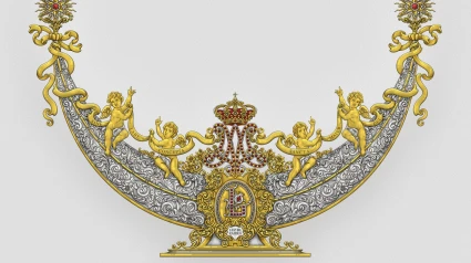 Diseño de la media luna que lucirá en su Coronación la Virgen de la Luz