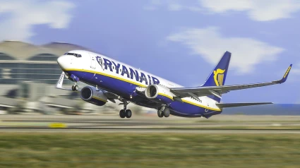 Avión de Ryanair