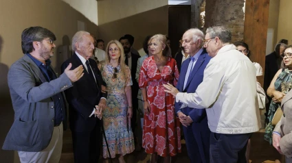 La consejera de Cultura y Deporte, Patricia del Pozo, durante la visita a la rehabilitación del Carmen de los Porcel de la Alhambra