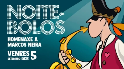 Cartel del concierto "Noite de bolos"