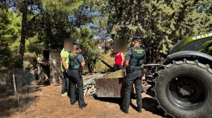 Guardia Civil investiga una persona por robo de 700 postes de viña y daños en una finca agrícola en Arróniz