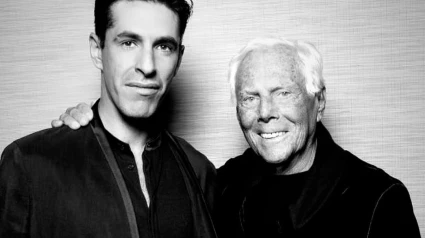 El torero junto al diseñador