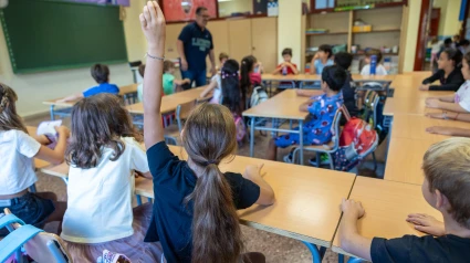 Inicio del curso escolar en el Colegio San Lucas y María de Toledo, este lunes