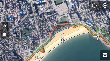 Imagen cartográfica de la Segunda del Sardinero