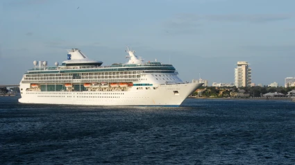 Cruise liner Legend of the Seas leaving Fort Lauderdale, Florida, USA