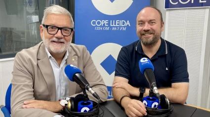 Fèlix Larrosa i Ricard Alvarez a COPE Lleida