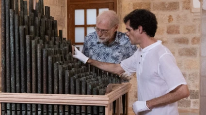 David Catalunya, musicólogo que ha puesto en funcionamiento de nuevo un órgano del siglo XI