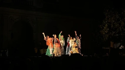Uno de los momentos de la coreografía Sacromonte