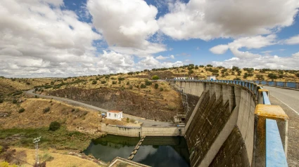 Embalse de La Colada, en la comarca de Los Pedroches.
