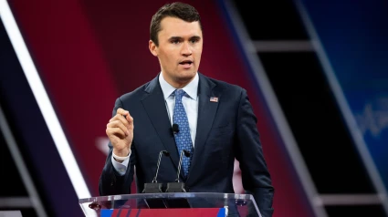 Charlie Kirk, de Turning Point USA, habla durante la Conferencia de Acción Política Conservadora (CPAC) en Oxon Hill.