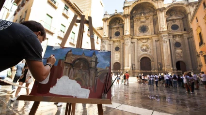 Imagen de la pasada edición del Certamen de Pintura Rápida